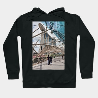 Helix Bridge in front of Marina Bay Sands Hoodie